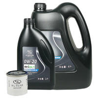 ACDELCO AC德科 德科（ACDelco）上汽通用原厂全合成机油SP0W20 5L 全新英朗1.3T带机油格滤清器芯