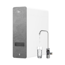 预售、PLUS会员：Midea 美的 1200G厨下式净水器直饮机 白泽1200