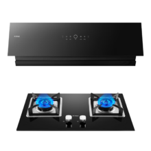 预售、plus会员：FOTILE 方太 灵匿系列 JCD10TB+TH31B 侧吸式烟灶套装 天然气