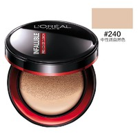 L'OREAL PARIS 黑胖子 恒放溢彩持色哑光遮瑕轻垫霜 #240中性调自然色 14g
