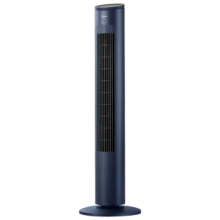美的（Midea）家用节能落地电风扇大风量轻音无叶塔扇遥控定时无叶风扇噪音低至43分贝循环立体送风 蓝色 ZAF09MR 无叶