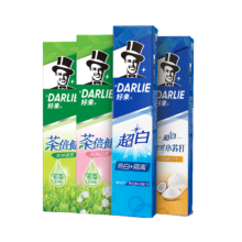 plus：好来（DARLIE）原黑人 超白茶洁齿4支740g*2件