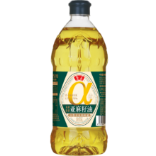 1号晚8点，限5000件：鲁花 食用油 压榨特香亚麻籽油1.6L