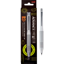 三菱（uni）低重心自动铅笔 0.5mm金属笔握考试书写绘图素描旋转活动铅笔M5-1030 白色杆 单支装