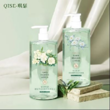 琪瑟 清爽嫩肤沐浴露山茶花香500ml+洗发500ml
