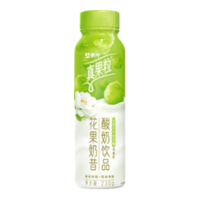 需首单、PLUS会员：蒙牛真果粒花果奶昔茉莉风味+青提果粒酸奶饮品230g×10瓶