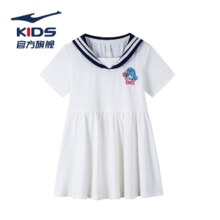 PLUS会员:鸿星尔克 夏季女童可爱裙子