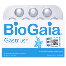 拜奥（BioGaia）益生菌咀嚼片30片/盒 橘子味  成人孕妇益生菌