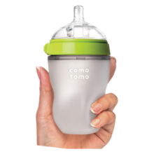 comotomo可么多么奶瓶新生婴儿宽口径硅胶防胀气宝宝奶瓶仿母乳奶瓶 绿色 250ml