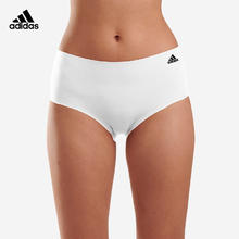 adidas 阿迪达斯 女士弹力舒适防异味耐穿无痕早秋抗菌三角内裤 白色 S