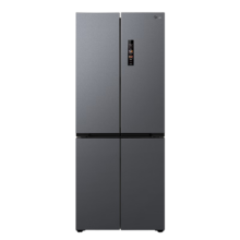 预售、PLUS会员：Midea 美的 60cm薄嵌系列 MR-457WUSPZE 十字四开门冰箱 436升 苍穹灰
