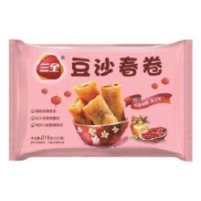 PLUS会员：三全 油炸小点心 速冻面点合集 12只216g/件 *8件 多款可选