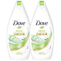Dove 多芬 清爽水透沐浴露 190g*2瓶
