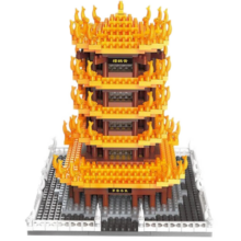 PLUS会员：拥抱熊 万里长城-嘉峪关积木 500颗粒