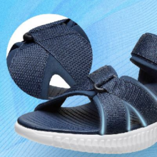 SKECHERS 斯凯奇 男织带凉鞋时尚沙滩鞋