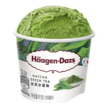 plus会员：哈根达斯（Haagen-Dazs）经典抹茶口味冰淇淋 100ml/杯*5件