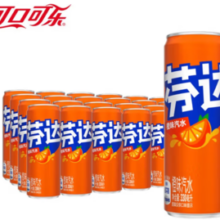 Fanta 芬达 可口可乐经典汽水碳酸饮料330ml*24罐