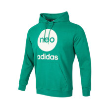Adidas 阿迪达斯 大Logo 连帽长袖卫衣