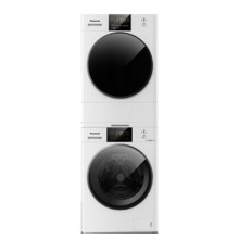 京豆百亿补贴、PLUS会员：Panasonic 松下 白月光2.0 NVAE+EH1015 热泵式洗烘套装 白色 顶配版