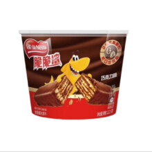 plus会员、需首购：雀巢（Nestle）脆脆鲨威化饼干巧克力味桶装212.5g