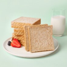 京东会员：舌里 全麦面包0脂肪无蔗糖粗粮吐司1000g/箱