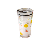LOVWISH 乐唯诗 带刻度玻璃杯 450ml 水果