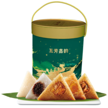五芳斋粽子礼盒 嘉兴特产粽子 端午节礼盒礼品棕子 中华老字号 团购送礼 【10粽5味】五芳嘉韵礼盒1240克