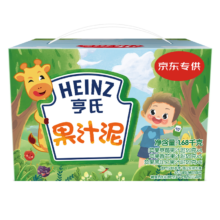 亨氏（Heinz）宝宝水果营养果汁泥多口味果泥婴儿辅食6-36个月适用 120g*14