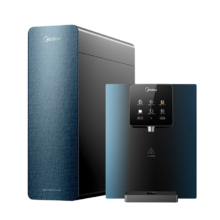 预售、PLUS会员：Midea 美的 净水器 星河1000G  厨下式净水机 5年长效RO反渗透滤芯 星河1000G搭配908-D管线机