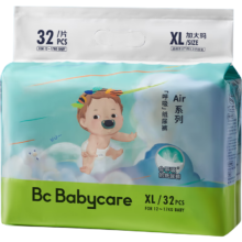 bc babycare Air 弱酸拉拉裤 XL码32片*2件