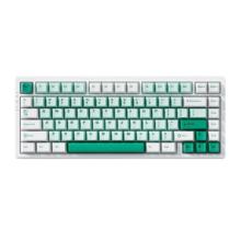 MC 迈从 G75 Pro 三模机械键盘 青岚白 抹茶拿铁轴V2 RGB
