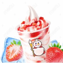 蜜雪冰城 草莓雪王大圣代