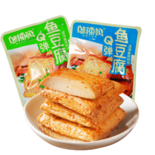 Plus会员：邬辣妈 Q弹深海鱼豆腐 香辣味原味各10包 180g