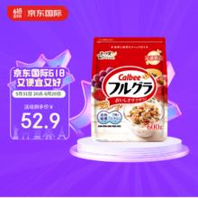 Calbee 卡乐比 经典水果燕麦片600g 日本原装进口食品 营养早餐 即食零食 代餐