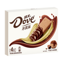 PLUS会员：Dove 德芙 冰淇淋 巧克力/香草/咖啡口味 50g*4支 任选5件