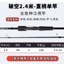 DECATHLON 迪卡侬 OVFI 路亚竿 2.4米单杆