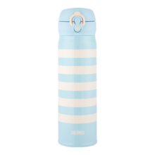 膳魔师（THERMOS）保温杯500ml 进口时尚不锈钢保温保冷杯 JNL-502G-WBD 蓝色条纹