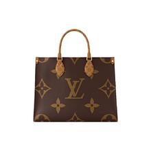 LOUIS VUITTON 路易威登 欧洲直邮Louis Vuitton/路易威登ONTHEGO女士老花拼色手提托特包