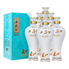PLUS会员、需首单：西凤酒 国花瓷国潮10年纪念版 52度 500ml*6瓶 整箱装 凤香型白酒