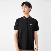 京东PLUS：PEACEBIRD 太平鸟 POLO男夏季短袖冰氧酷蜜蜂款黑色BWCOE2160 L