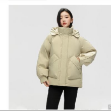 雪中飞 连帽短款羽绒服 X30140812-3157
