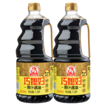 巧媳妇原汁酱油生抽烹调炒菜卤炖调馅佐餐凉拌调味品 1.3L*2桶