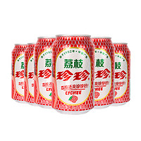 珍珍 荔枝 果味型汽水 6听