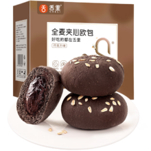 Plus会员、首购、有券的上：舌里 低脂肪全麦巧克力夹心欧包 67g*6枚 402g+凑单