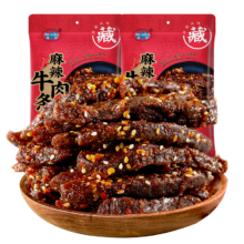 plus会员、概率券:奇圣 麻辣牛肉 100g