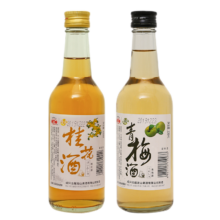 古越龙山果酒 青梅+桂花330ml各一瓶
