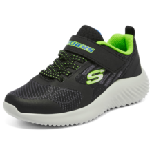 Skechers斯凯奇男童运动鞋防滑耐磨儿童小白鞋魔术贴童鞋跑步鞋403732L