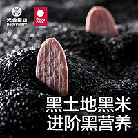 BabyPantry 光合星球 婴儿黑米米饼 40g*1盒