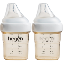 HEGEN海格恩奶瓶新生儿奶瓶婴儿奶瓶防胀气PPSU奶瓶双支装原装进口 240ml 奶瓶*2