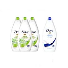 Dove多芬沐浴露 深层营润190g*1+清新水透黄瓜190g*3 共760g